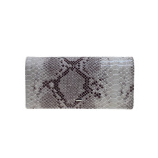 На фото 1 -  Женский кошелёк из натуральной кожи, цвет серебро