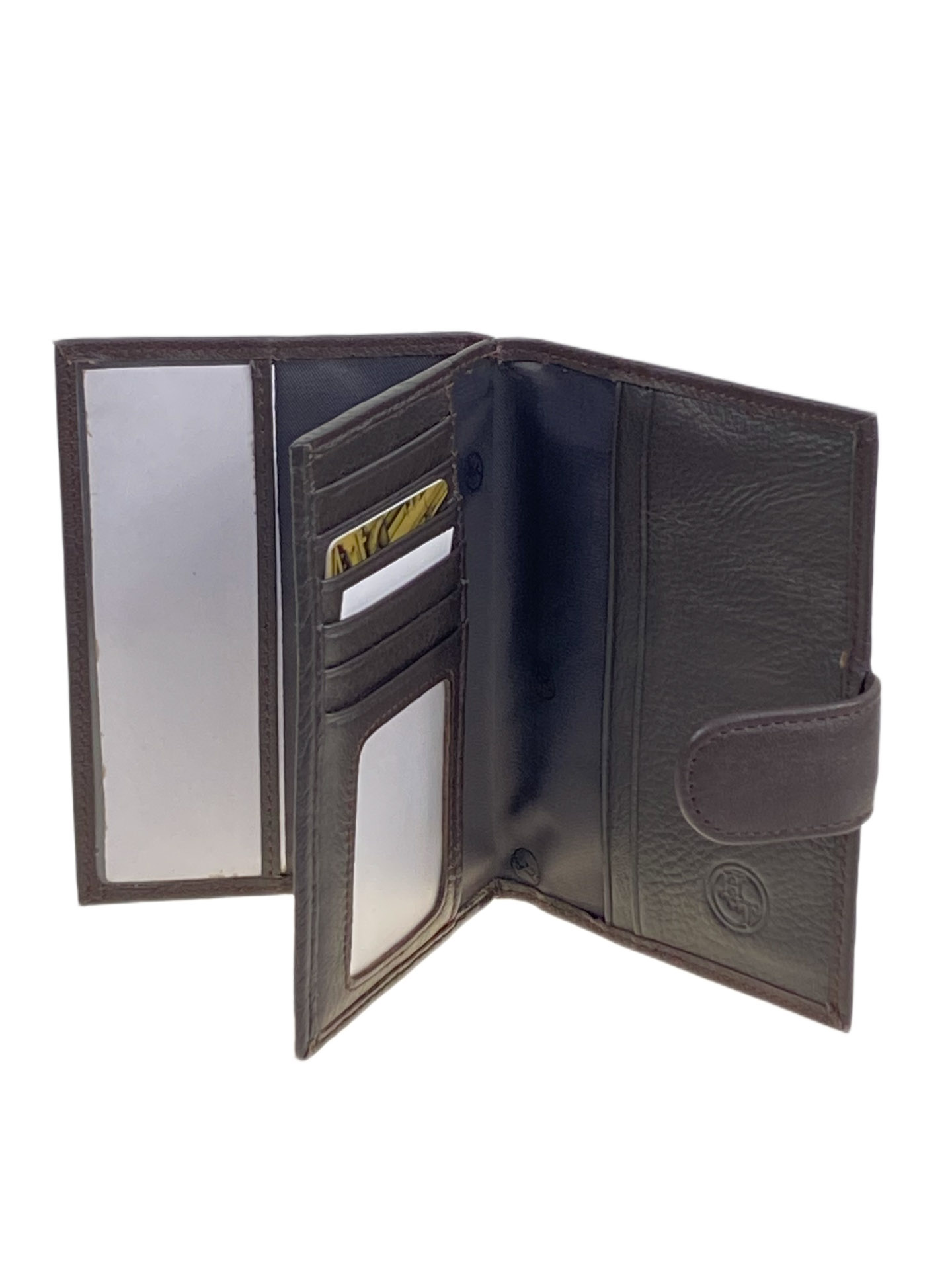 На фото 2 -  Обложка для  паспорта и автодокументов из натуральной кожи, цвет коричневый