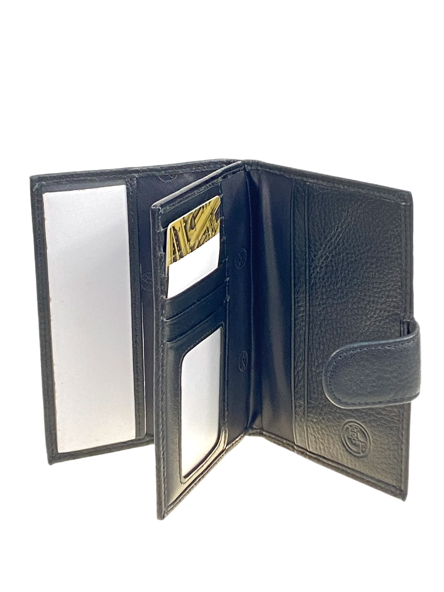 На фото 2 -  Обложка для  паспорта и автодокументов из натуральной кожи, цвет черный