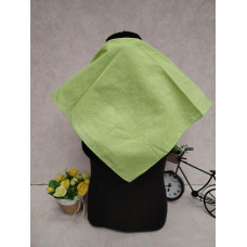 На фото 1 - Платок косынка на голову и шею, хлопок, цвет светло зеленый На фото 1 - Платок косынка на голову и шею, хлопок, цвет светло зеленый