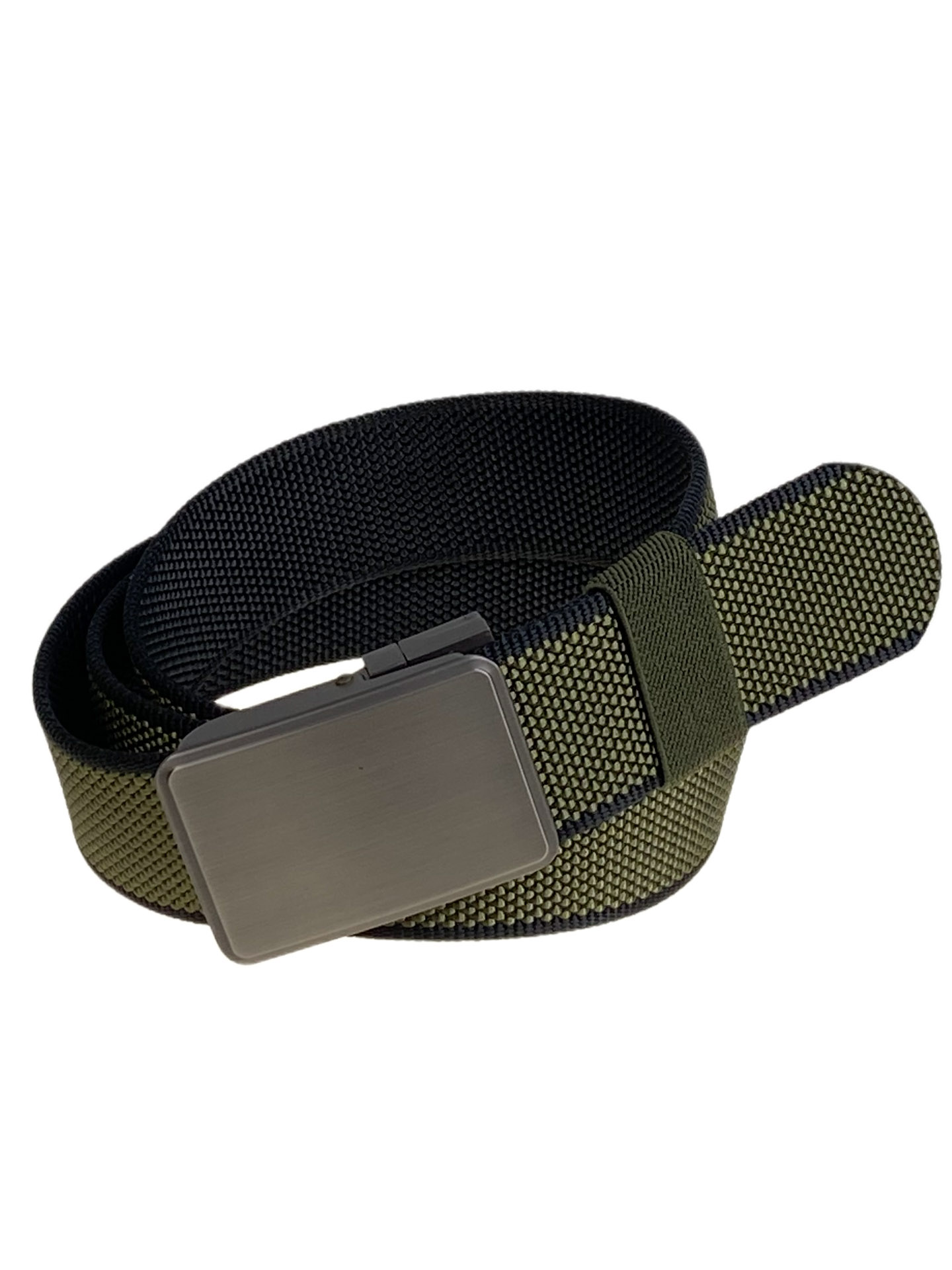 На фото 1 -  Ремень текстильный, цвет зеленый