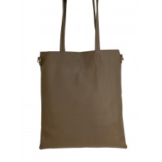 На фото 1 - Женская сумка из искусственной кожи, цвет бежевый На фото 1 - Женская сумка из искусственной кожи, цвет бежевый