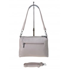 На фото 2 - Женская сумка из искусственной кожи цвет серо-белый На фото 2 - Женская сумка из искусственной кожи цвет серо-белый