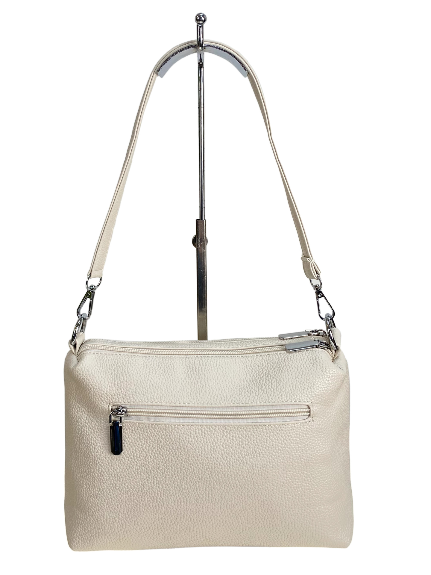 На фото 2 - Женская сумка из искусственной кожи, цвет молочный