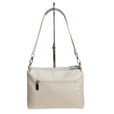 На фото 2 - Женская сумка из искусственной кожи, цвет молочный