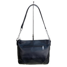 На фото 2 - Женская сумка из искусственной кожи, цвет черный