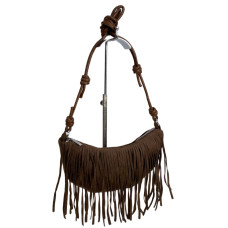 На фото 1 - Женская сумка из искусственной замши, цвет шоколад На фото 1 - Женская сумка из искусственной замши, цвет шоколад