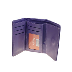 На фото 2 -  Женское портмоне из искусственной кожи, цвет фиолетовый