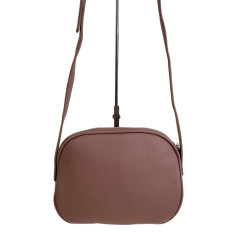 На фото 2 - Женская сумка из искусственной кожи, цвет пудра