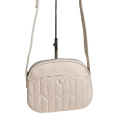 На фото 1 - Женская сумка из искусственной кожи, цвет молочный