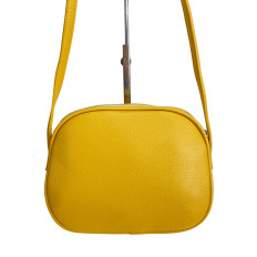 На фото 2 - Женская сумка из искусственной кожи, цвет желтый