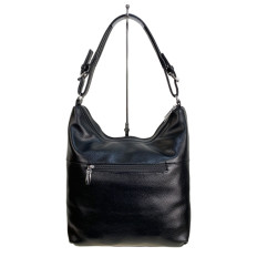 На фото 2 - Женская сумка из искусственной кожи и натуральной замши, цвет синий