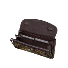 На фото 2 -  Женский кошелёк из натуральной кожи, цвет кофе