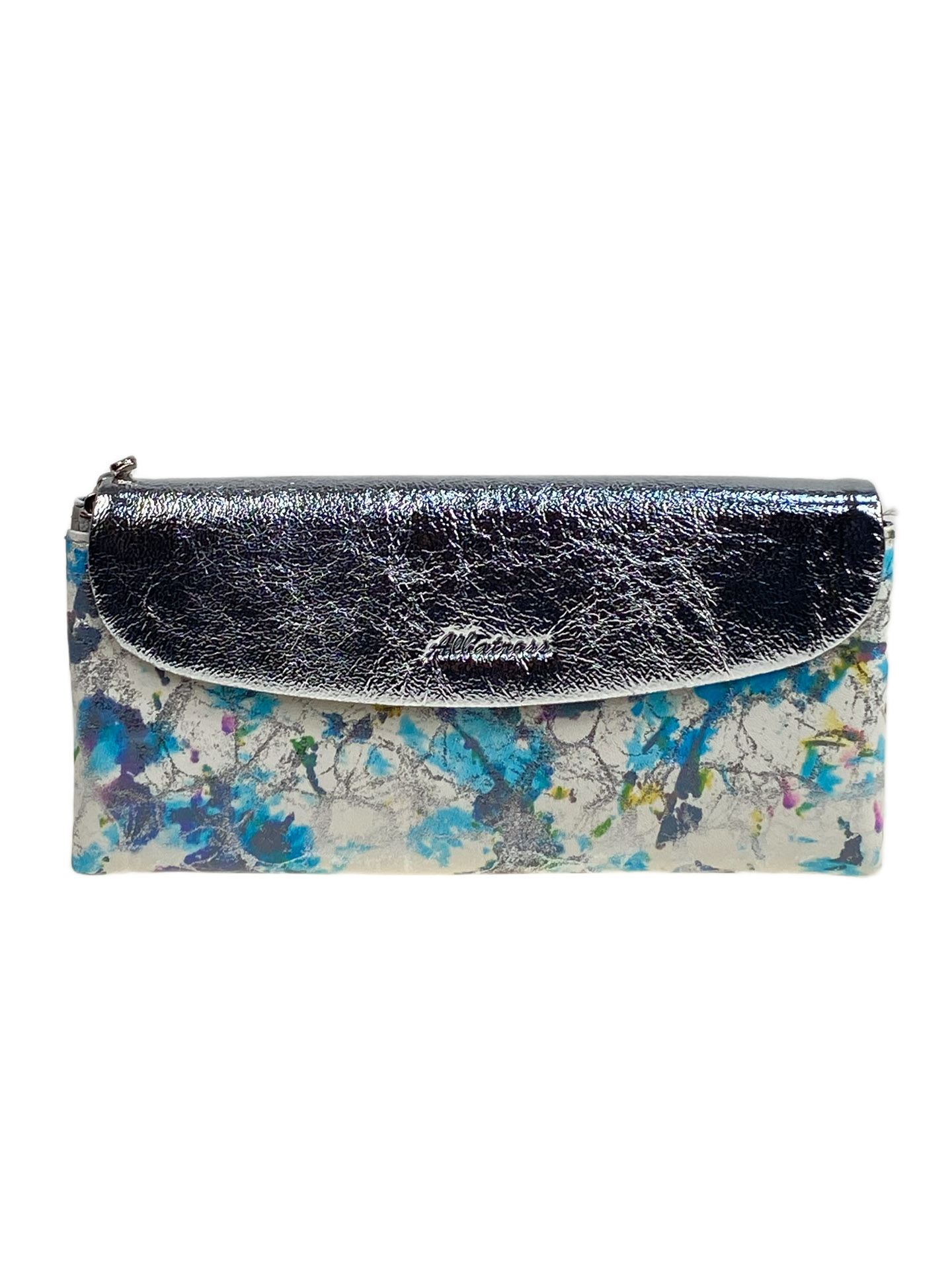 На фото 1 -  Женский кошелёк из натуральной кожи мультицвет 