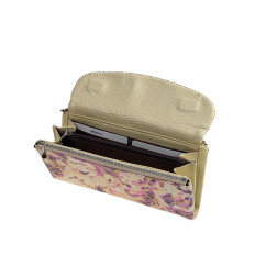 На фото 2 -  Женский кошелёк из натуральной кожи мультицвет 