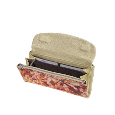 На фото 2 -  Женский кошелёк из натуральной кожи мультицвет 