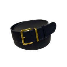 На фото 1 -  Ремень женский из искусственной замши, цвет черный