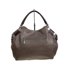 На фото 2 - Женская сумка из искусственной кожи, цвет хаки