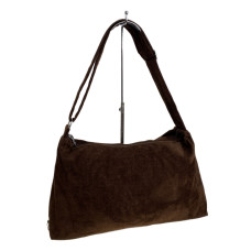 На фото 1 - Женская сумка из искусственной замши, цвет шоколад На фото 1 - Женская сумка из искусственной замши, цвет шоколад