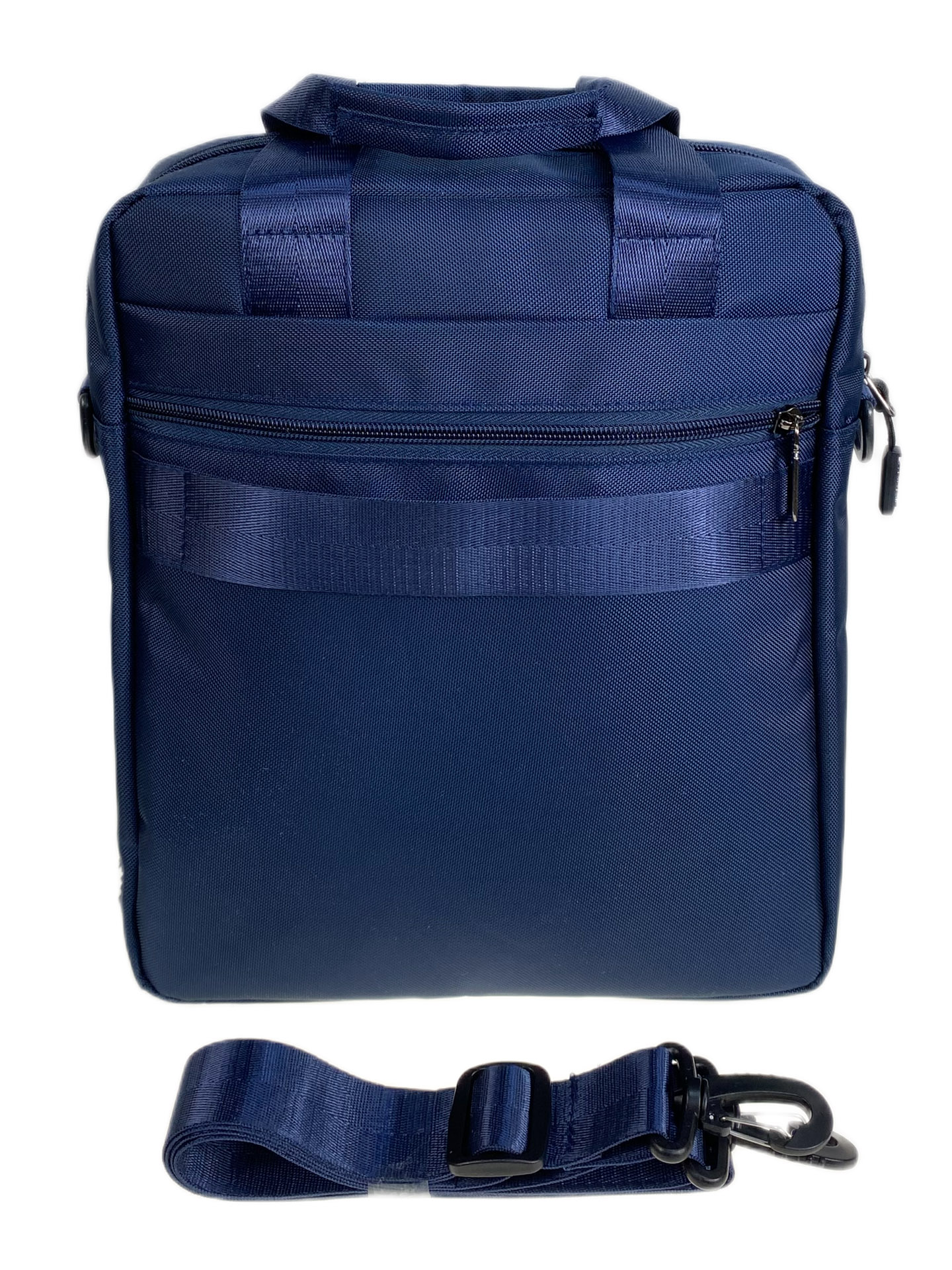 На фото 2 - Сумка мужская  текстильная, цвет  синий