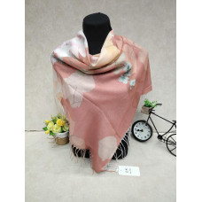 На фото 1 - Женский платок из кашемира, мультицвет