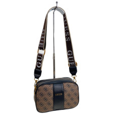 На фото 1 - Женская сумка из искусственной кожи, цвет  шоколад