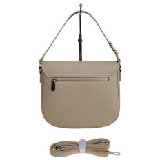 На фото 2 - Женская сумка из искусственной кожи, цвет светло коричневый