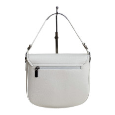 На фото 2 - Женская сумка из искусственной кожи, цвет белый