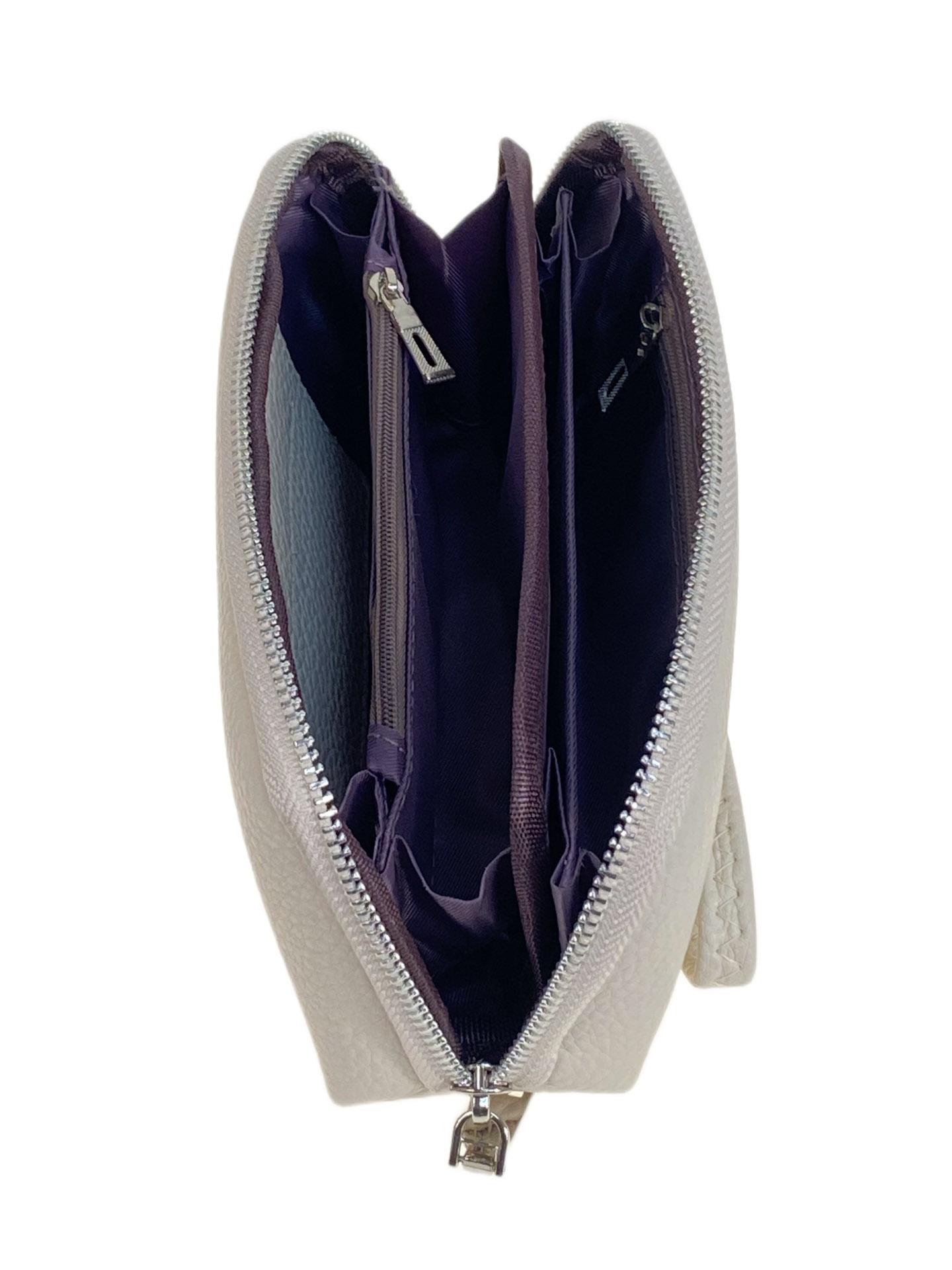 На фото 2 - Женский кошелёк  из натуральной кожи, цвет светло бежевый