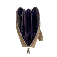 На фото 2 - Женский кошелёк  из натуральной кожи, цвет светло коричневый