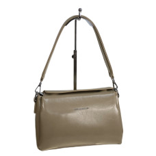 На фото 1 - Женская сумка из искусственной кожи, цвет коричневый