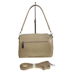 На фото 2 - Женская сумка из искусственной кожи, цвет коричневый