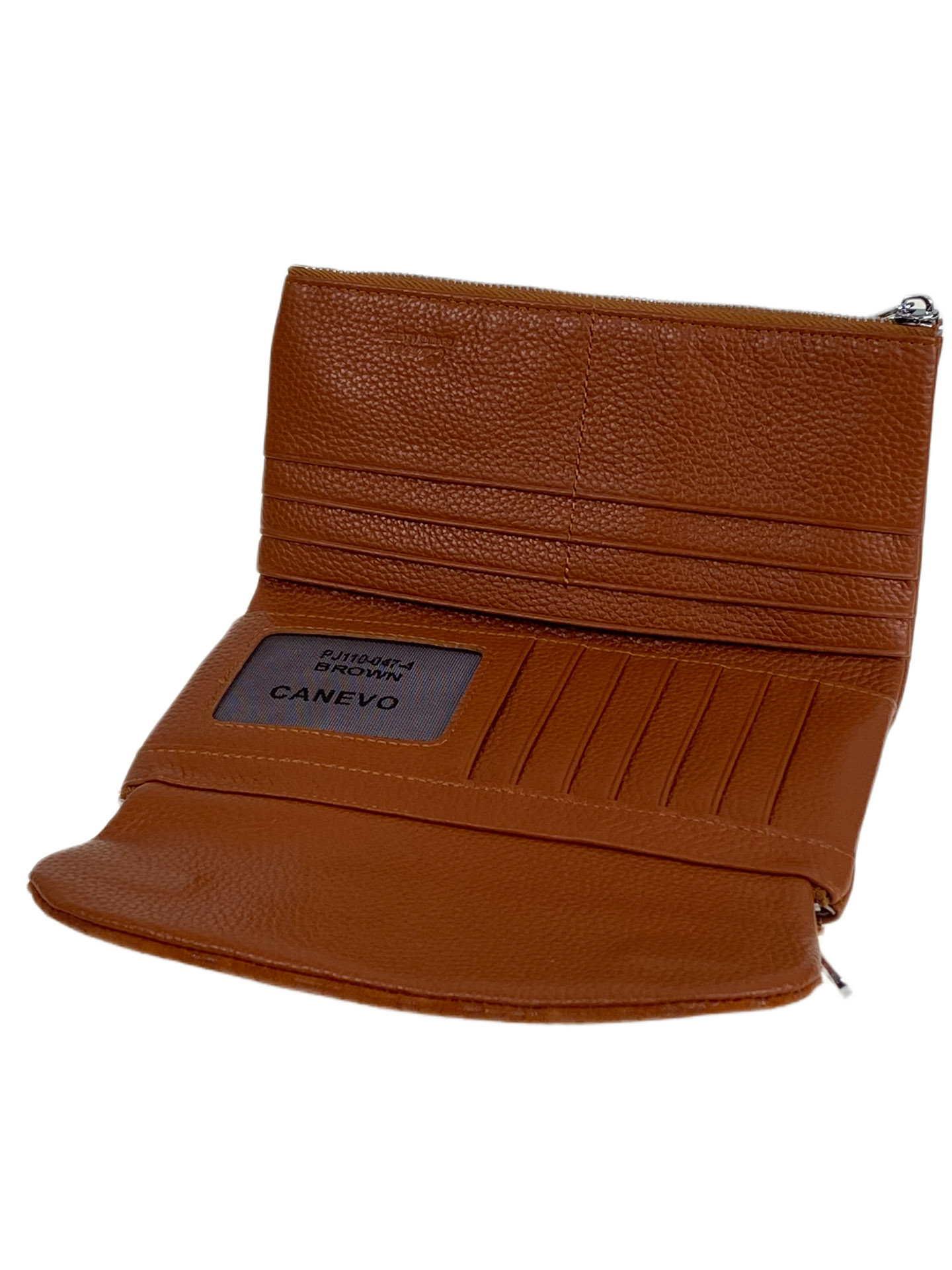 На фото 2 - Женский кошелёк  из натуральной кожи, цвет коричневый