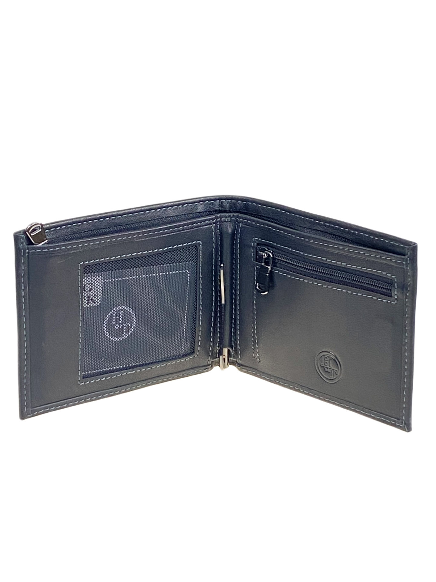 На фото 2 - Мужское  портмоне из натуральной кожи, цвет черный