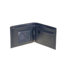 На фото 2 - Мужское портмоне из натуральной кожи, цвет черный На фото 2 - Мужское портмоне из натуральной кожи, цвет черный