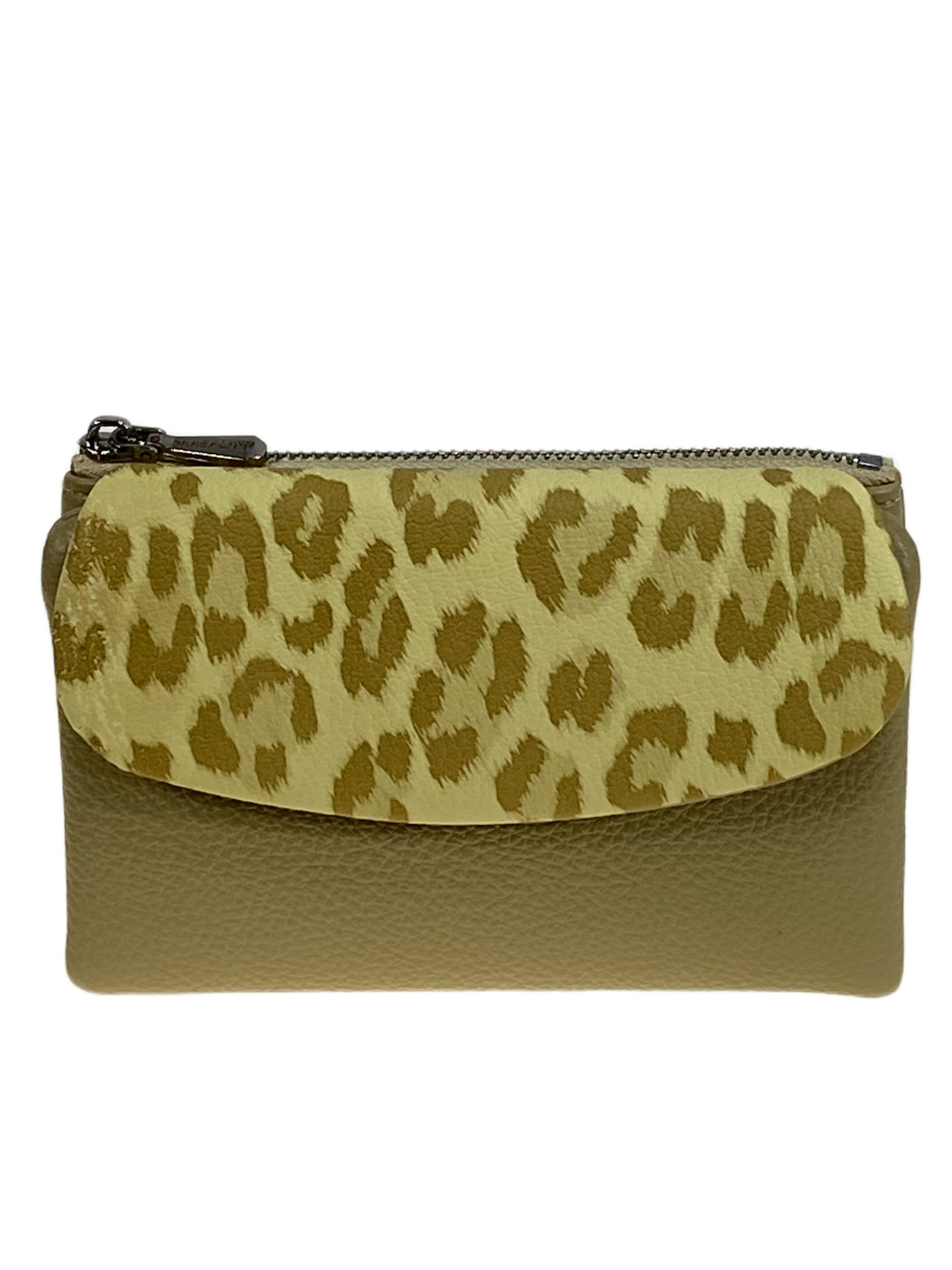 На фото 1 -  Женское портмоне из искусственной кожи, цвет желтый