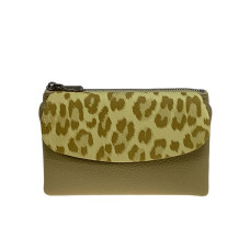 На фото 1 -  Женское портмоне из искусственной кожи, цвет желтый