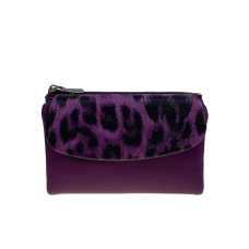 На фото 1 -  Женское портмоне из искусственной кожи, цвет фиолетовый